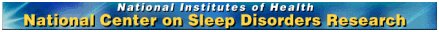 National Center on Sleep Disorders Research logo